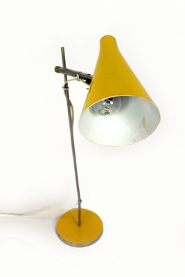 Yellow Table Lamp attributed to Josef Hurka for Lidokov, 1970s-WVS-1726276