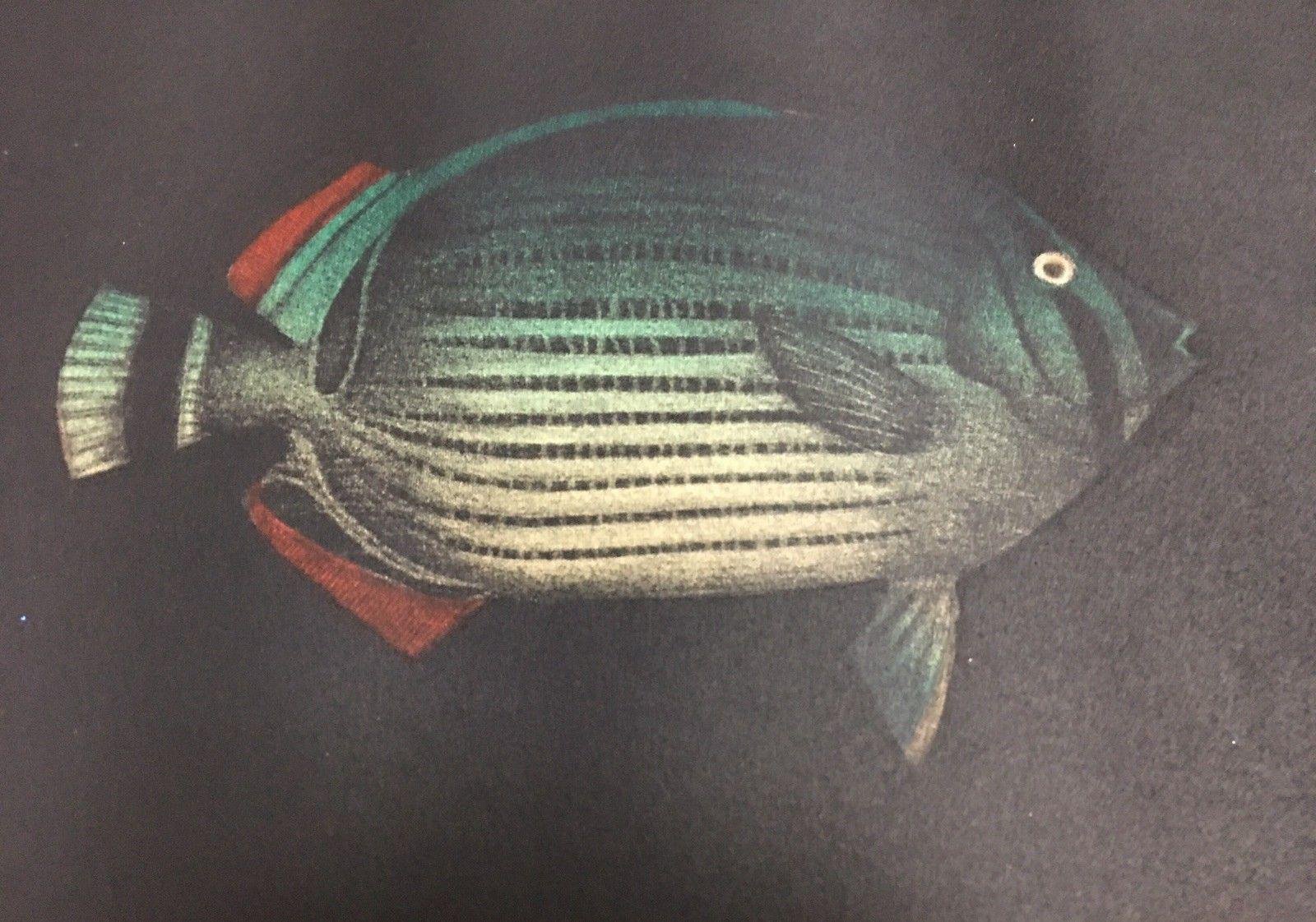 Yokoi Tomoe, 1943, Fish Ed, Aquatint