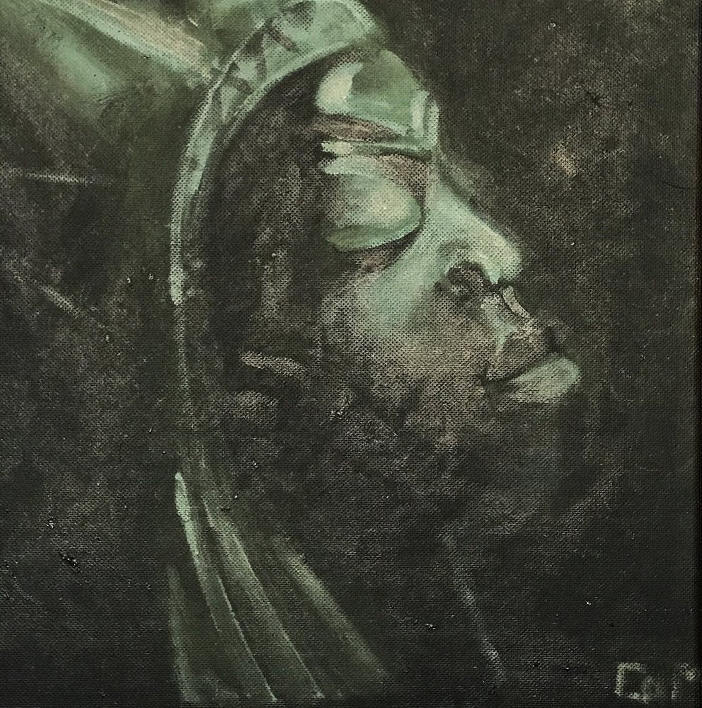 Yoruba King Portrait, 20th Century, Oil on Canvas