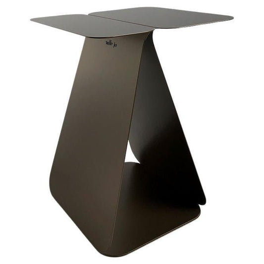 Youmy Rectangular Bronze Side Table by Mademoiselle Jo