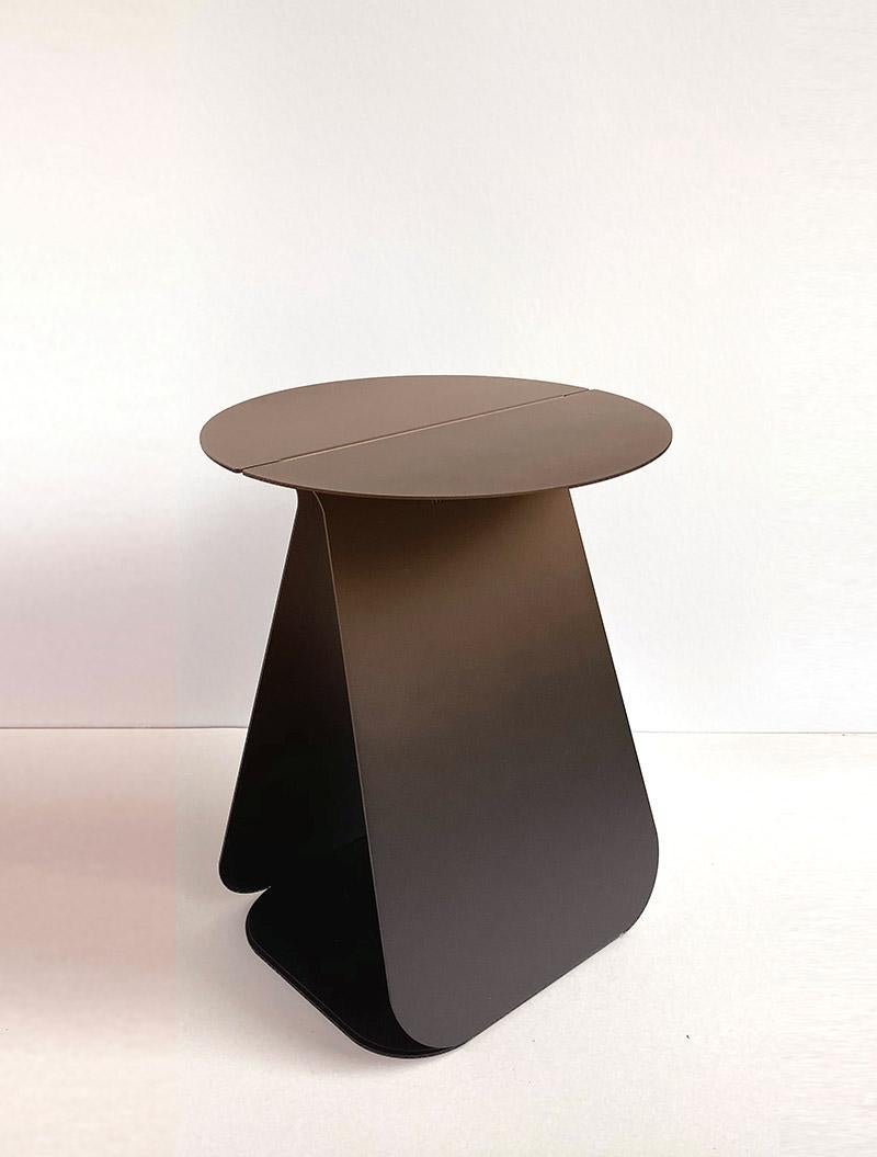 Youmy Round Shaded Side Table by Mademoiselle Jo