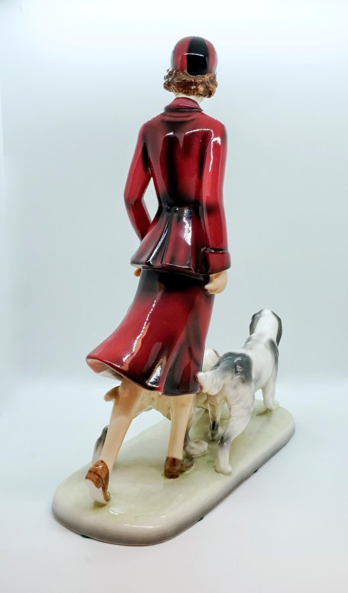 Young Lady Figurine by Stephan Dakon, 1930s