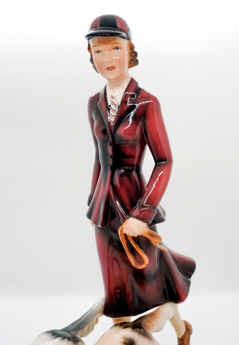 Young Lady Figurine by Stephan Dakon, 1930s