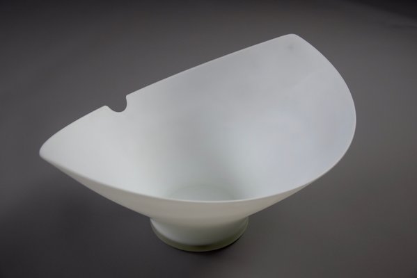 Yu-Shuang Cristal White Center Piece by Kazuhiko Tomita for Arcade Murano, 1993-IEI-1088182