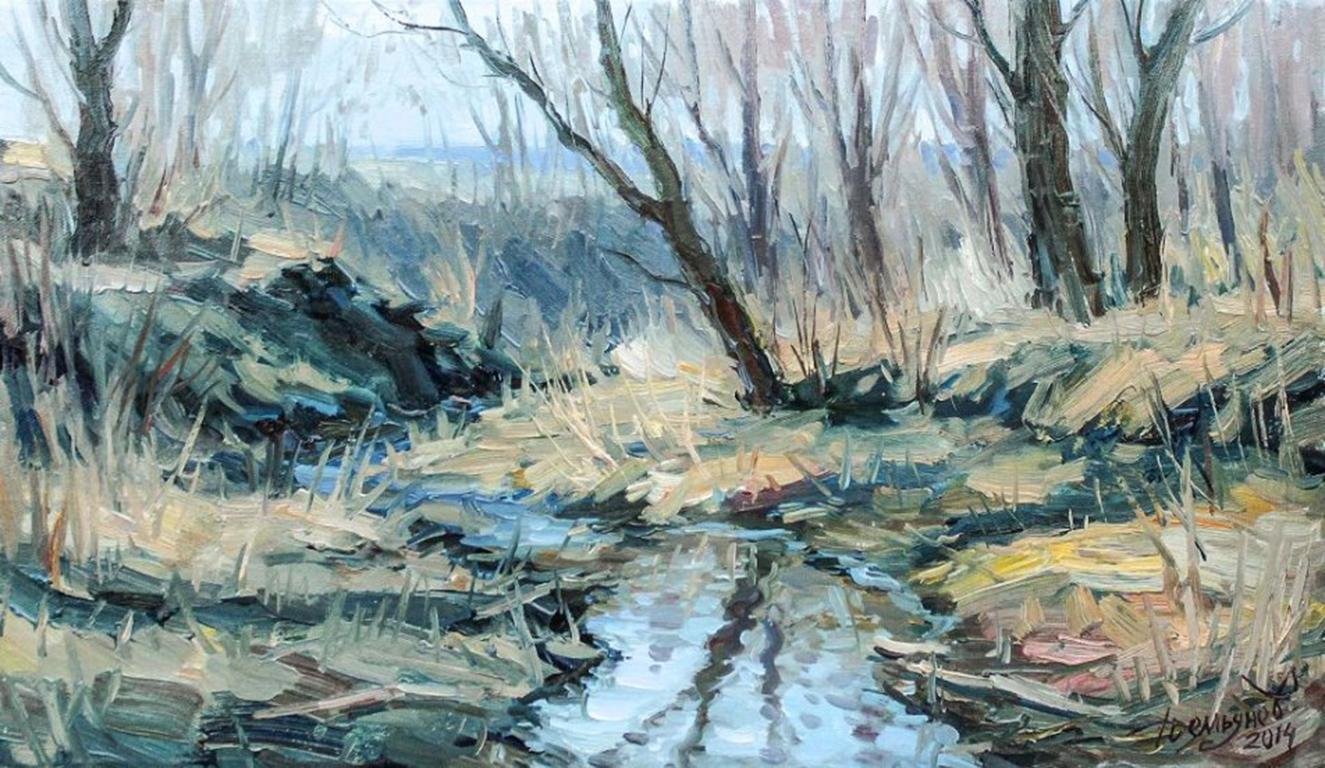 Yuriy Demiyanov, High Waters, 2014, Oil on Canvas