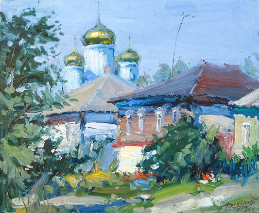 Yuriy Demiyanov, On Odnolichka, 2019, Oil on Canvas