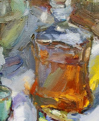 Yuriy Demiyanov, Still Life with Decanter, 2016, Oil on Canvas-CHG-2037062