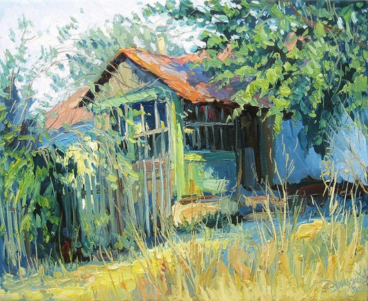 Yuriy Demiyanov, Veranda, 2019, Oil on Canvas