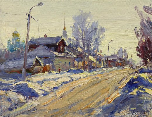 Yuriy Demiyanov, Winter, 2019 , Oil on Canvas-CHG-917856