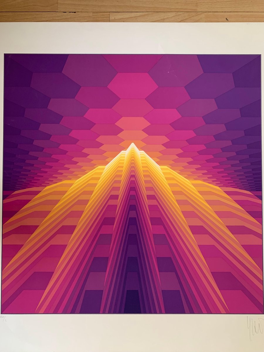 Yvaral (Jean-Pierre Vasarely) Lithographie - 1978 1974