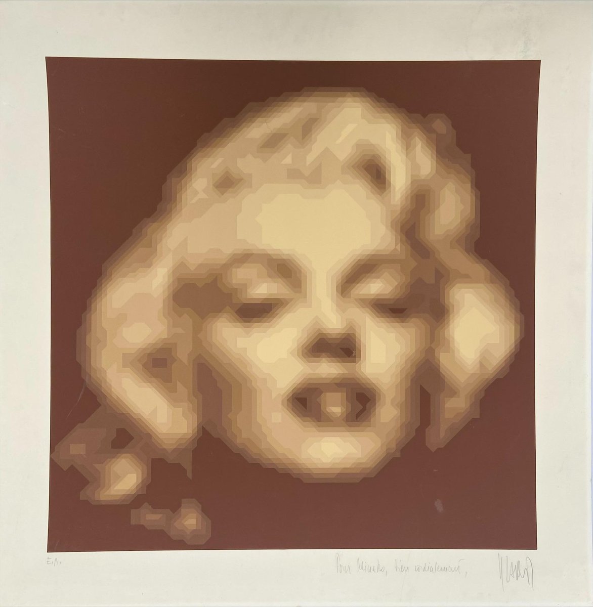 Yvaral (Jean-Pierre Vasarely) - Marilyn - Circa 1079 1970