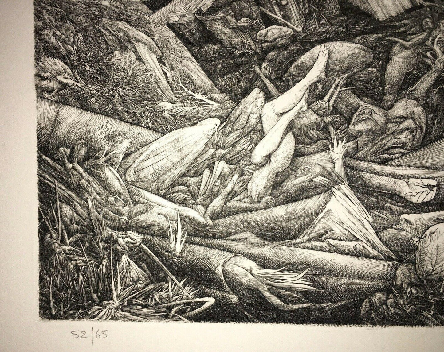 Yves Doare, The Little Afraid, 1974, Etching