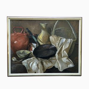 Yvonne Moser, Still Life, The Netherlands, Oil on Canvas, Framed-FSD-1067627