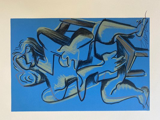 Zadkine, Les travaux d’Hercule, 1960, Lithograph-RJQ-1431774