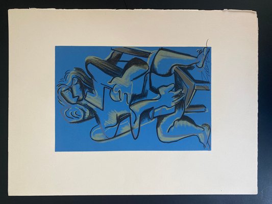 Zadkine, Les travaux d’Hercule, 1960, Lithograph-RJQ-1431774