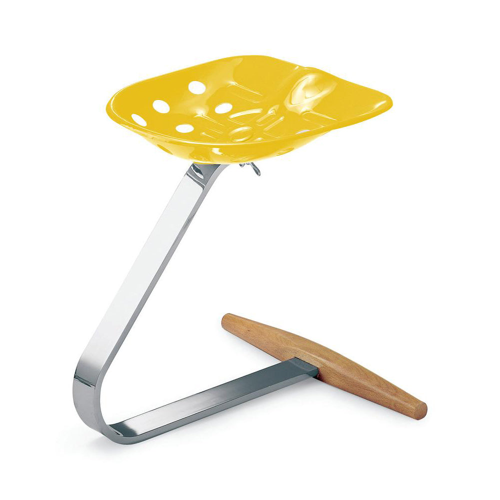 Mezzadro 220 - Industrial Style Stool by Zanotta #Yellow