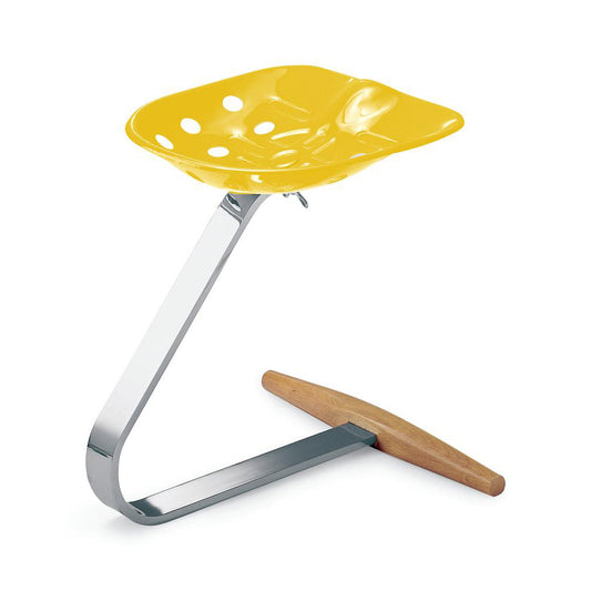 Mezzadro 220 - Industrial Style Stool by Zanotta #Yellow