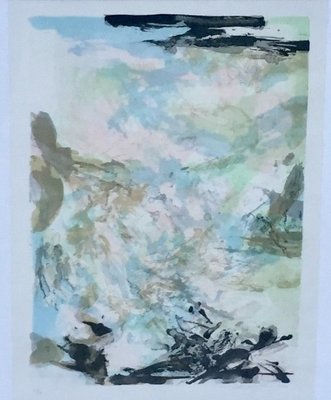 Zao Wou-Ki, Composition, 1976, Original Lithograph-KHH-1198297