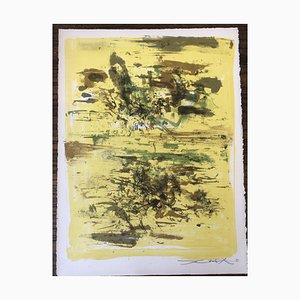 Zao Wou Ki, Temptation of the West, 1962, Original Lithograph-KHH-1321522