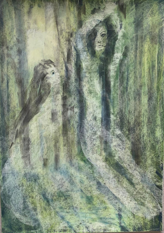 Zdenka Palkovic, Eclosion, 2021, Pastel on Paper, Framed