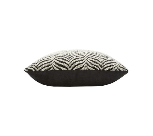 Zebra Black Cushion from Lo Decor