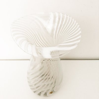 Zebra Glass Vase with Kenya Design from Peill & Putzler, 1970s-OLY-998175