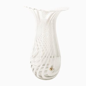 Zebra Glass Vase with Kenya Design from Peill & Putzler, 1970s-OLY-998175