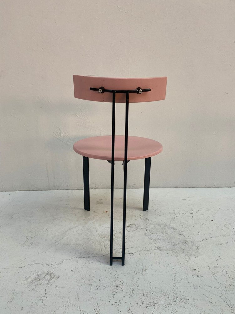 Zeta Pink Dining Chairs by Harvink, 1980s, Set of 4