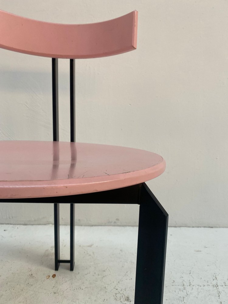 Zeta Pink Dining Chairs by Harvink, 1980s, Set of 4