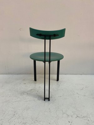 Zeta Turquoise Dining Chairs by Harvink, 1980s, Set of 4-QVY-1747250