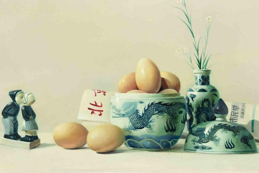 Zhang Wei Guang, Breakfast, Oil Painting, 2000s