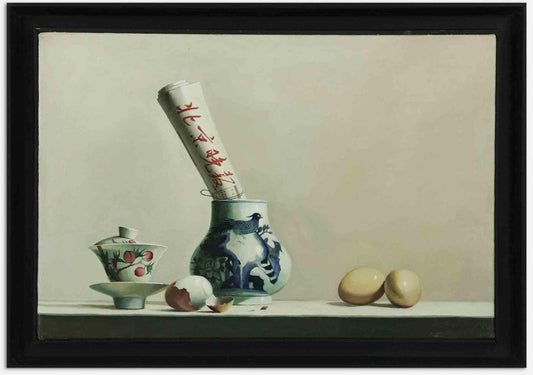 Zhang Wei Guang, Breakfast, Oil Painting, 2007