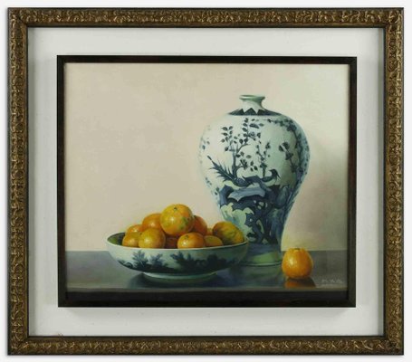 Zhang Wei Guang, Eggs and Oranges with Vase, Oil Painting, 2006-ZCI-1775698