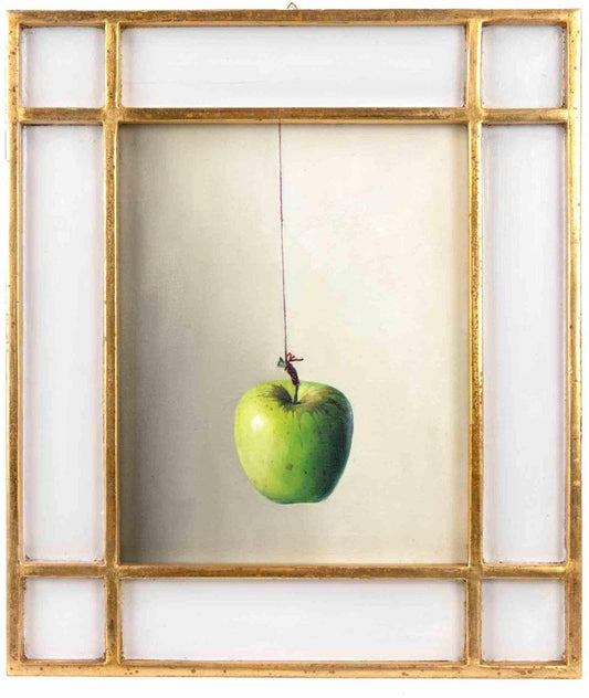 Zhang Wei Guang, Green Apple, Oil Painting, 2005