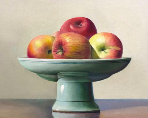 Zhang Wei Guang / Mirror - Still Life with Apples - Oil on Canvas - 2000s-ZCI-899449