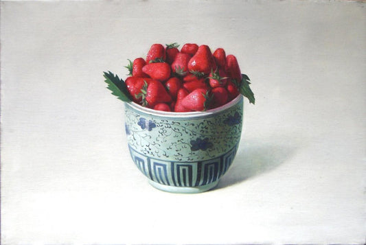 Zhang Wei Guang, Strawberries, Oil on Canvas, 2008