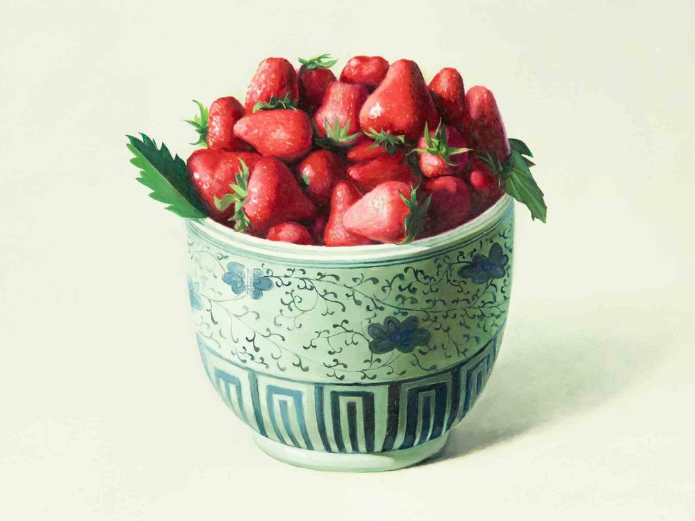 Zhang Wei Guang, Strawberries, Painting, 2007