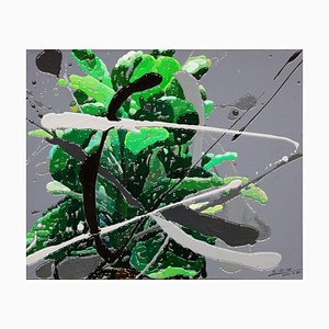 Zhao De-Wei, Plant Series, Green, 2021, Oil on Canvas-CHG-1058373