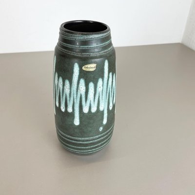 Zig Zag Pottery Fat Lava Vase by Scheurich, Germany, 1970s-QZ-1101356