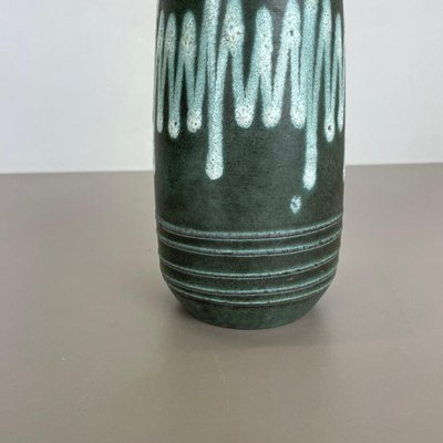 Zig Zag Pottery Fat Lava Vase by Scheurich, Germany, 1970s-QZ-1101356