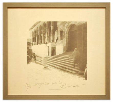 Zitouna Mosque - Tunisiaca - Original Photolithograph by Bettino Craxi - 1996 1996-ZCI-760864