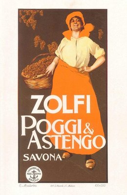 Zolfi - Original Advertising Lithograph by G. E. Malerba - 1905 ca. 1905 ca.-ZCI-759780