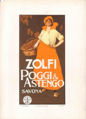 Zolfi - Original Advertising Lithograph by G. E. Malerba - 1905 ca. 1905 ca.-ZCI-759780