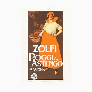 Zolfi - Original Advertising Lithograph by G. E. Malerba - 1905 ca. 1905 ca.-ZCI-759780