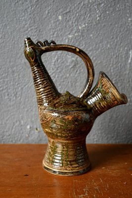 Zoomorphic Pitcher by L Risse, Strasbourg, 1962-AIU-1804690