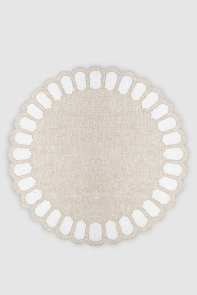 Zurbano Eco Linen Placemat from Los Encajeros