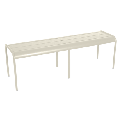 Luxembourg 3/4-Seater Bench by Fermob #CLAY GREY