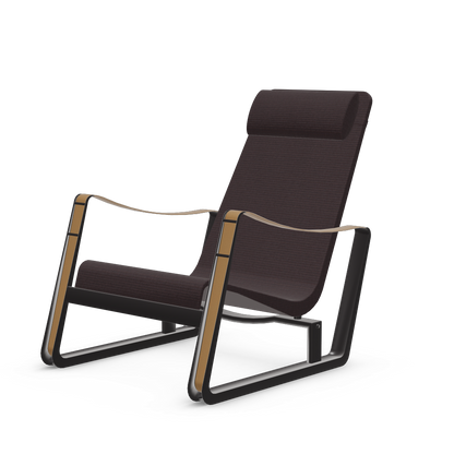 Cite Lounge Chair (deep black powder-coated (smooth)) by Vitra