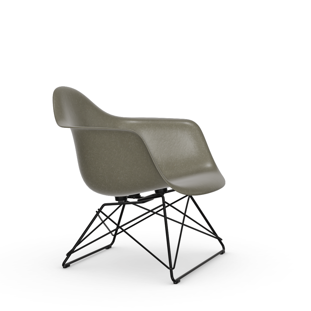 Eames Fiberglass Armchair LAR (without upholstery) by Vitra