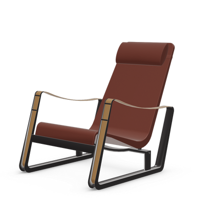 Cite Lounge Chair (deep black powder-coated (smooth)) by Vitra